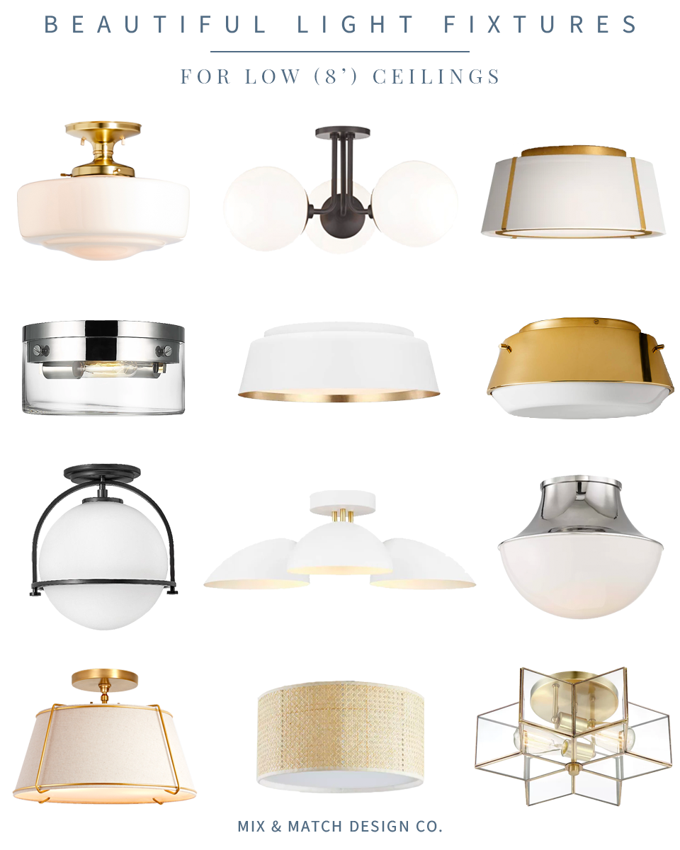 Beautiful Light Fixtures For Low Ceilings