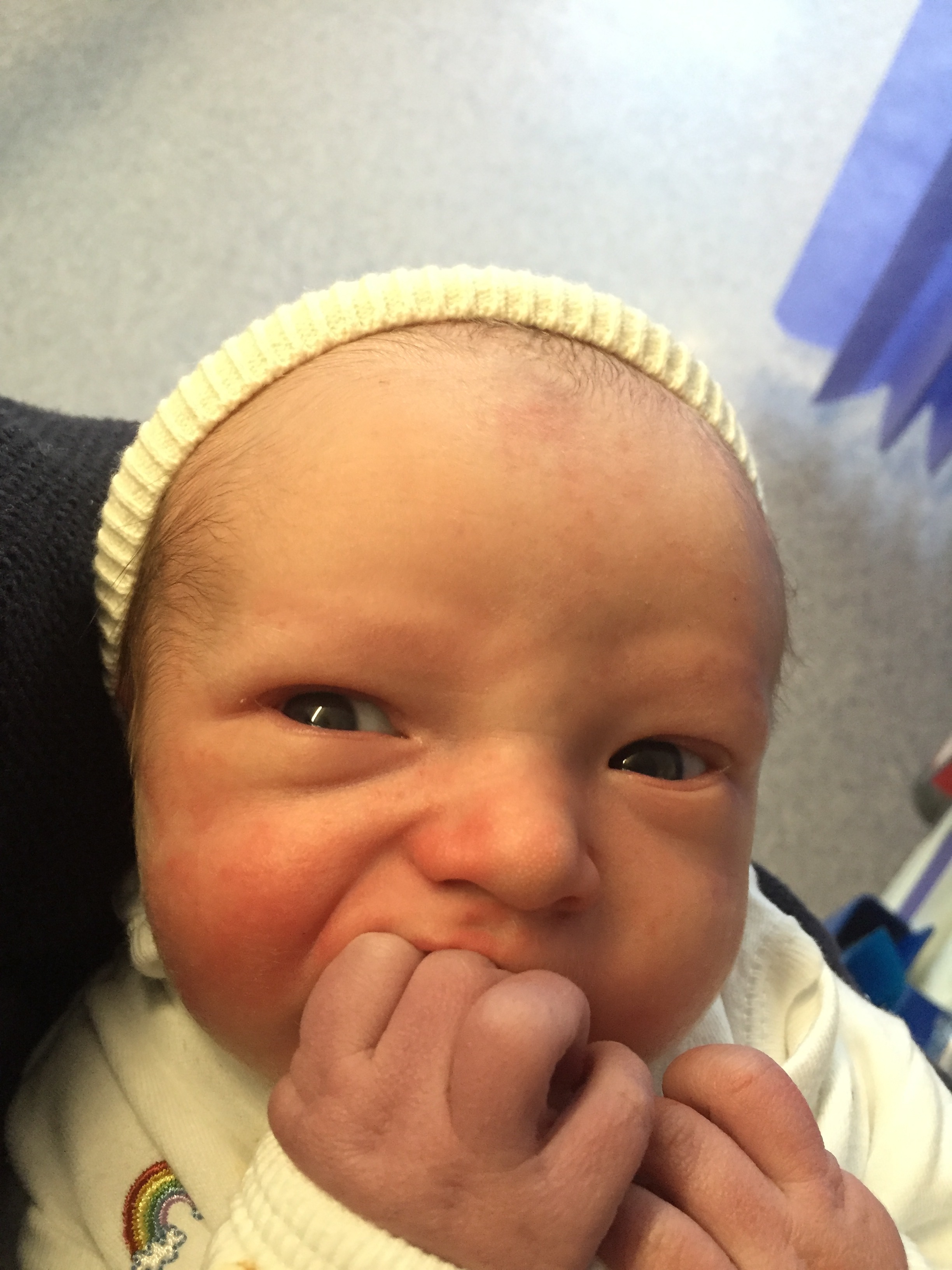 A FEW HOURS OLD
