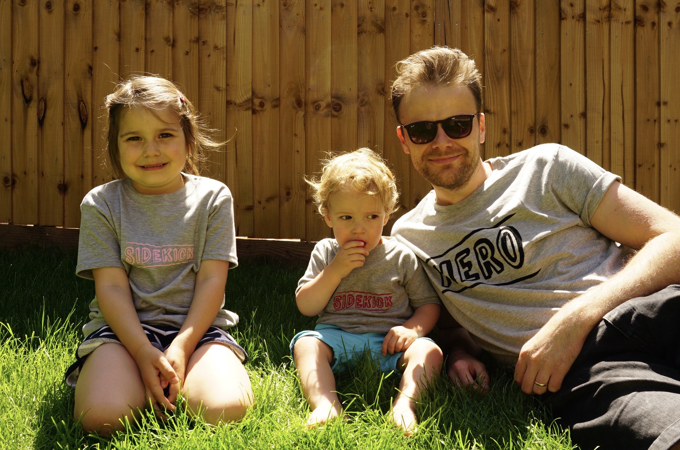 THESE HERO + SIDEKICK T-SHIRTS ARE AVAILABLE IN THE MY 1ST YEARS' FATHER'S DAY RANGE