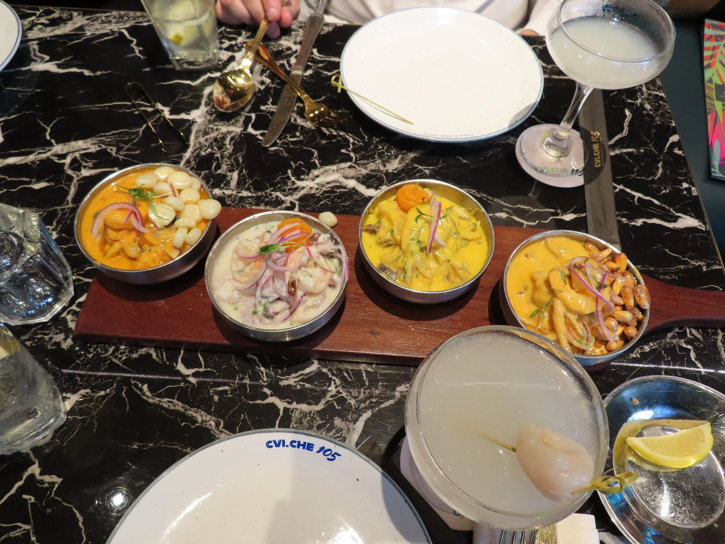 four days • five restaurants