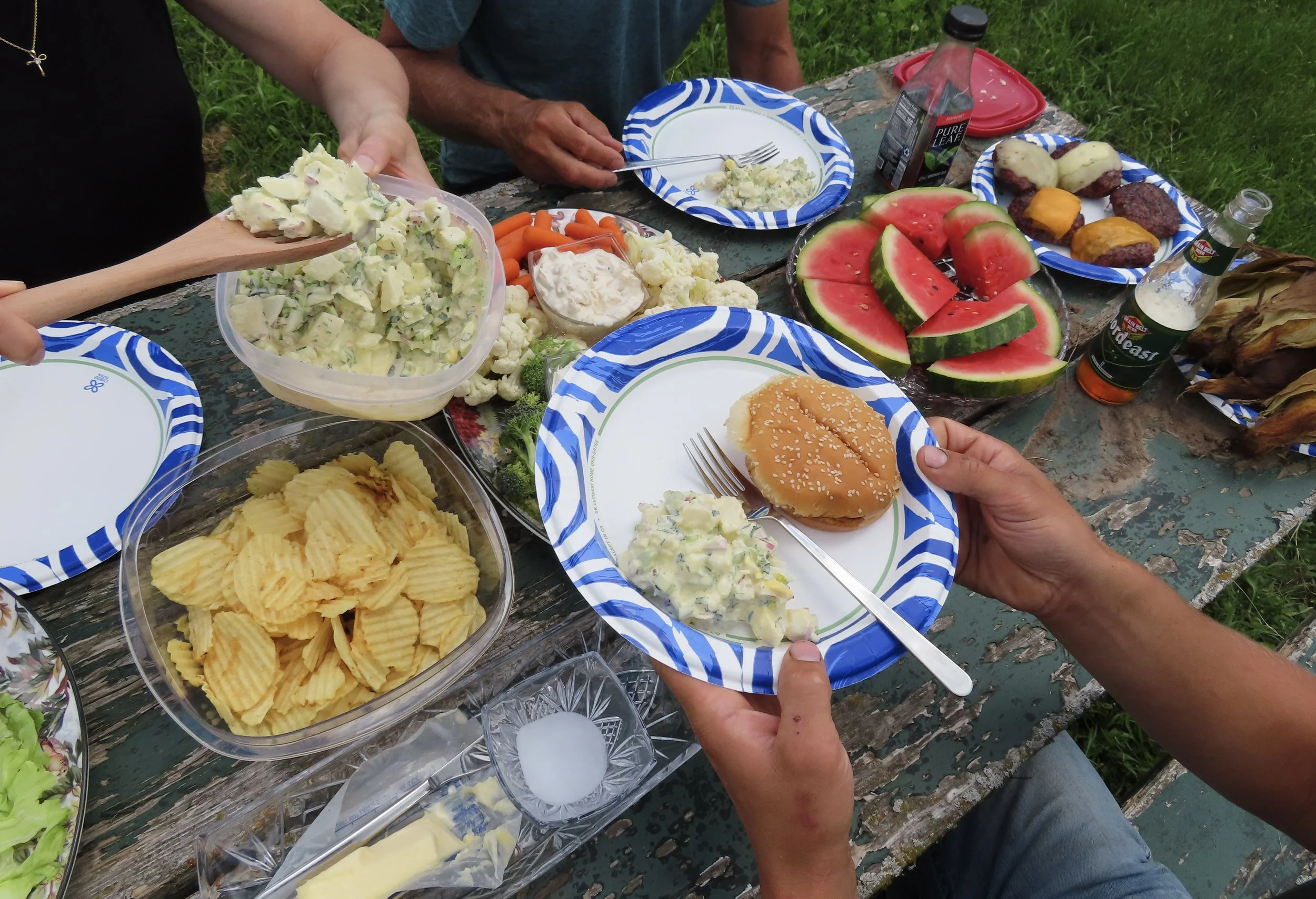 father's day picnic spread