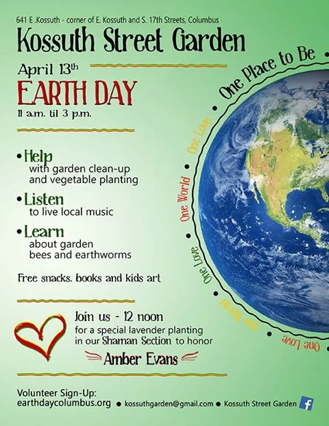 Kossuth Street Garden Earth Day Event