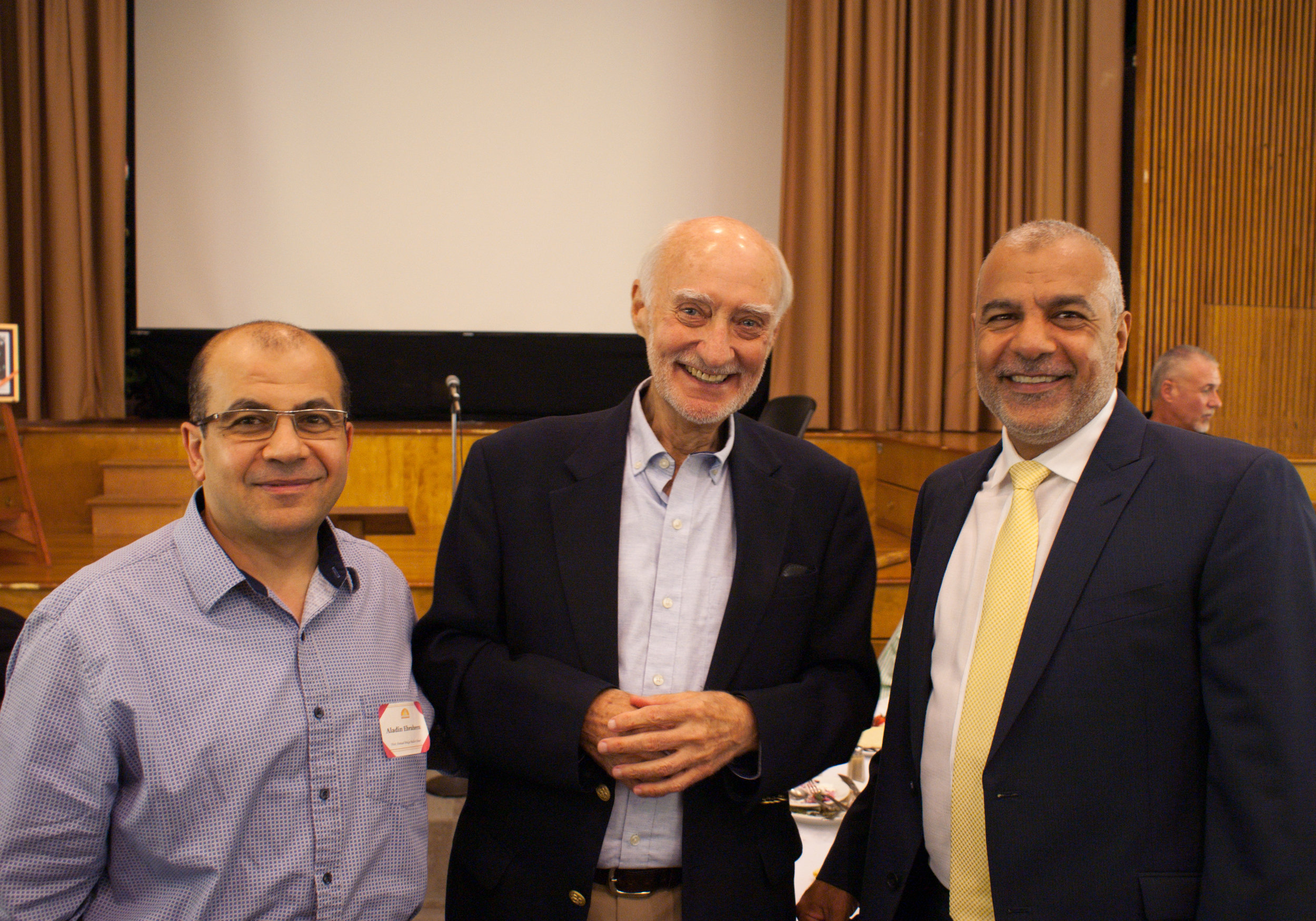 Bridges dinner - Aladin Ebraheem, Jerry, Towfik shehata.jpg