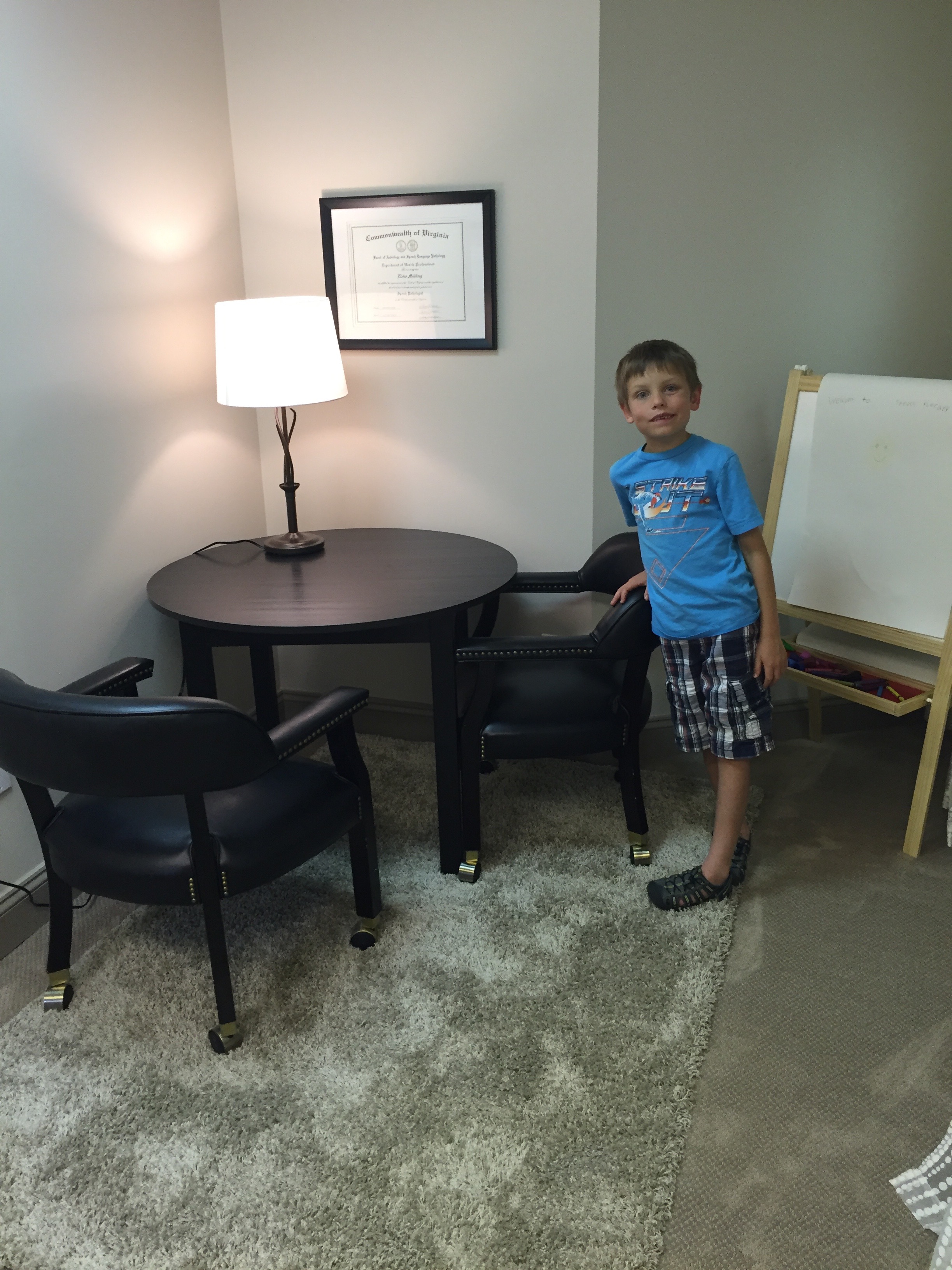 Parent consultation/adult therapy area