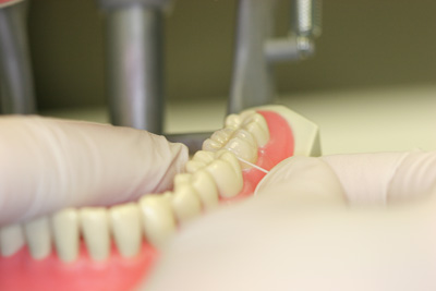 Check with floss