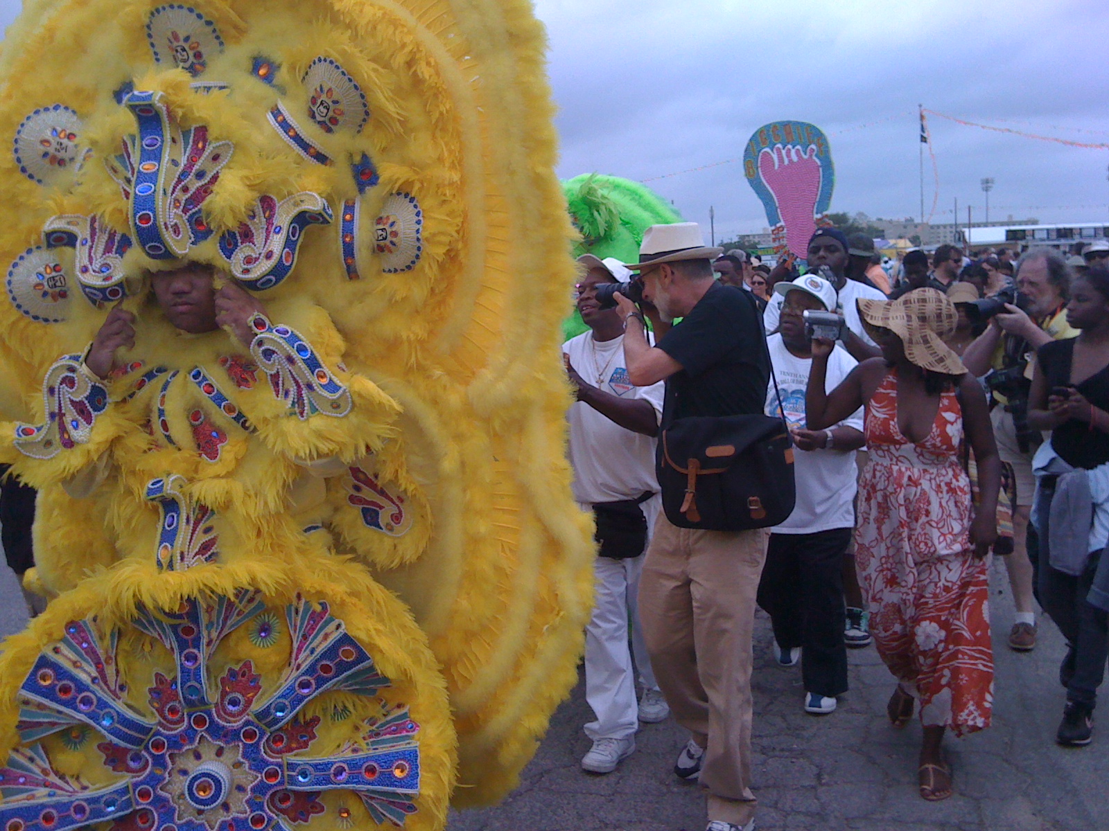 Pre-thunderstorm, Jazz Fest. 