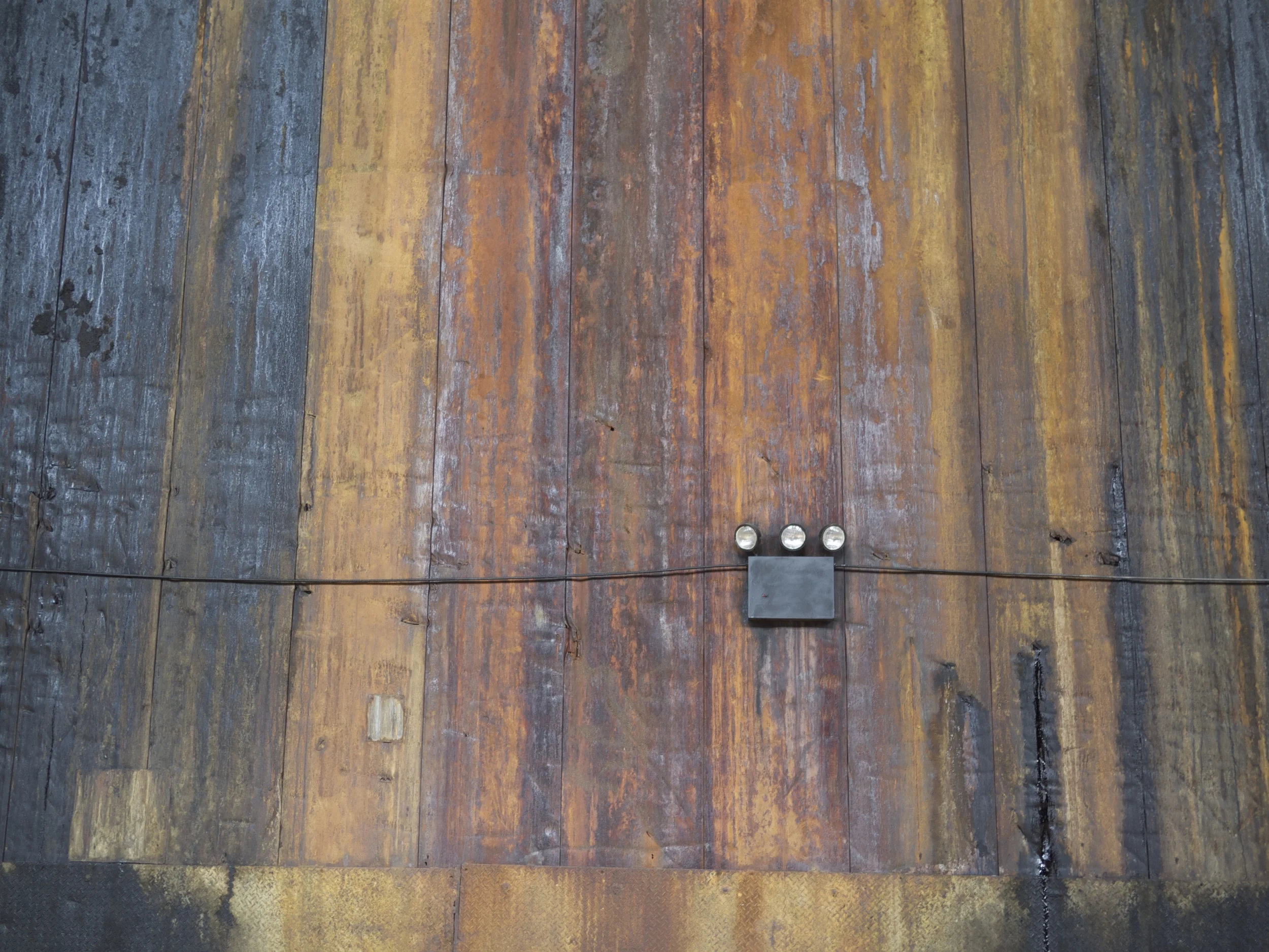 Domino sugar factory wall.