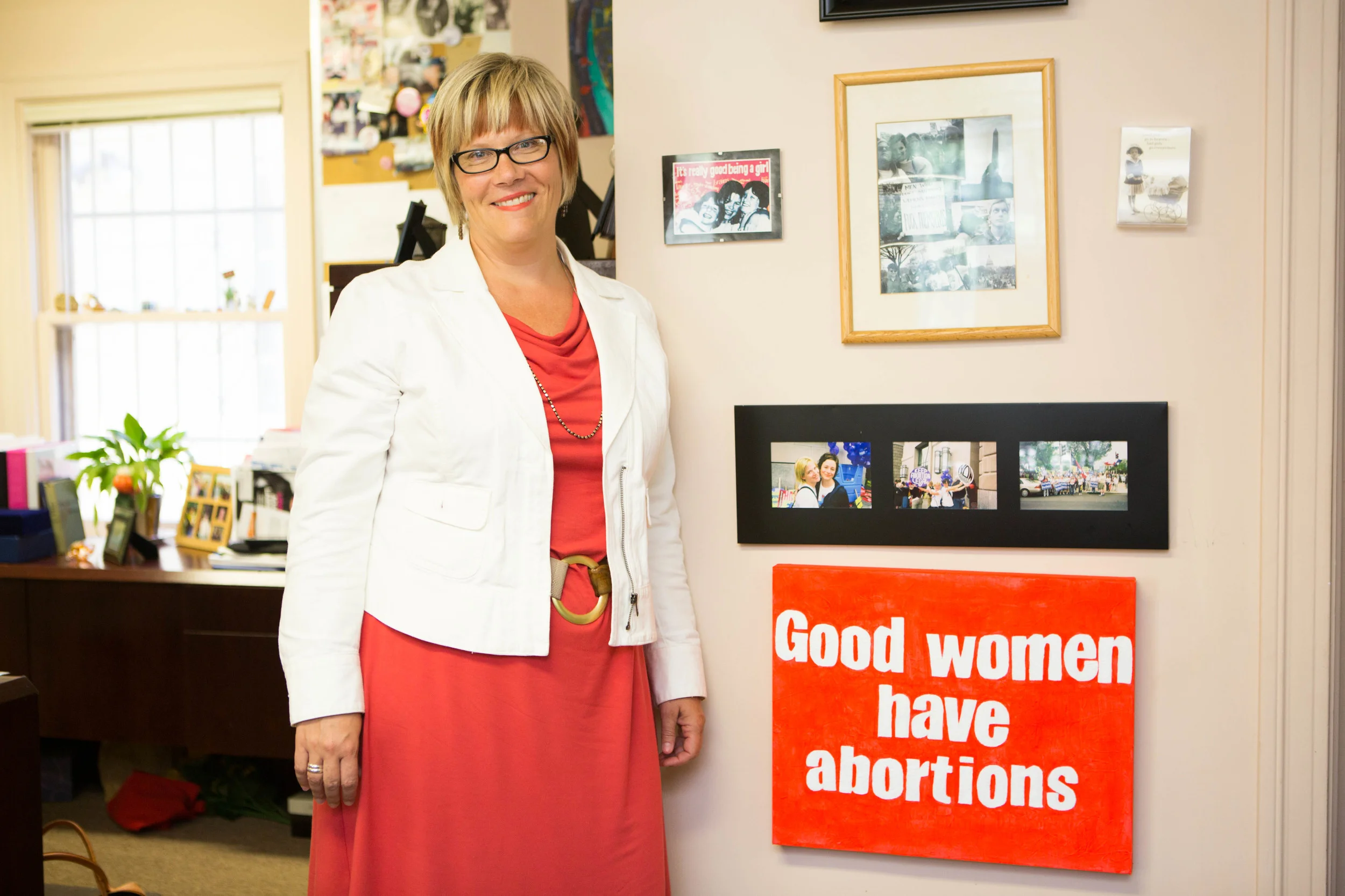  Amy Hagstrom Miller, founder of Whole Woman's Health,&nbsp;in her Austin, Texas office. 