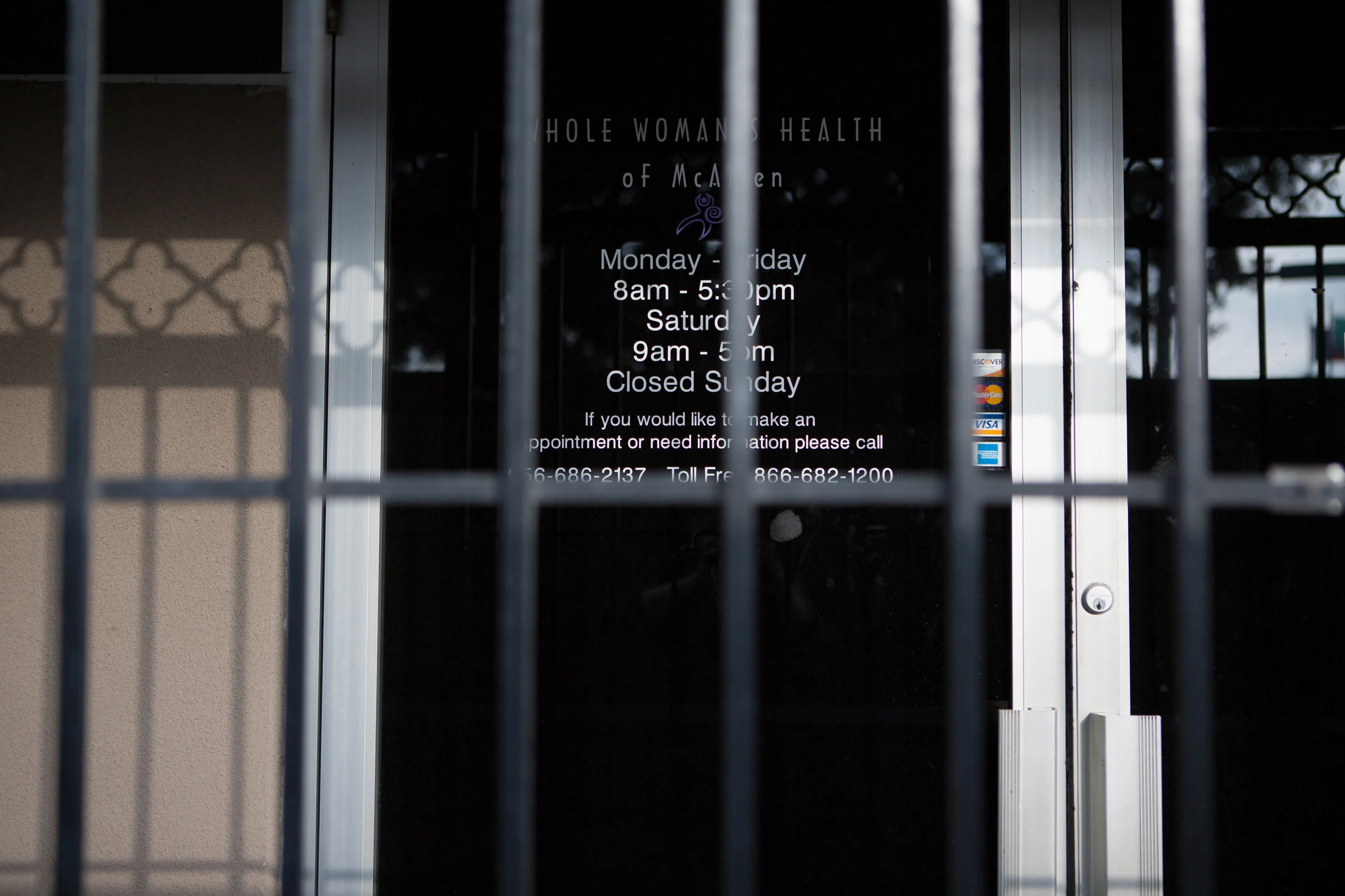   Whole Women's Health  in McAllen Texas, which closed in March 2014 