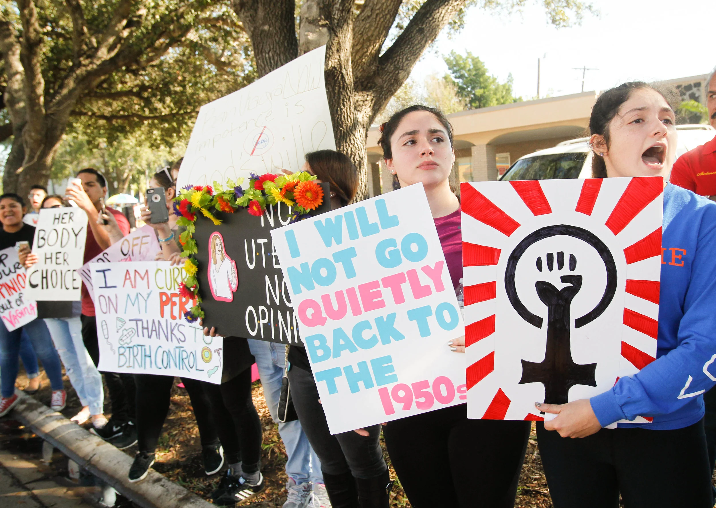 McAllen Texas Protestors
