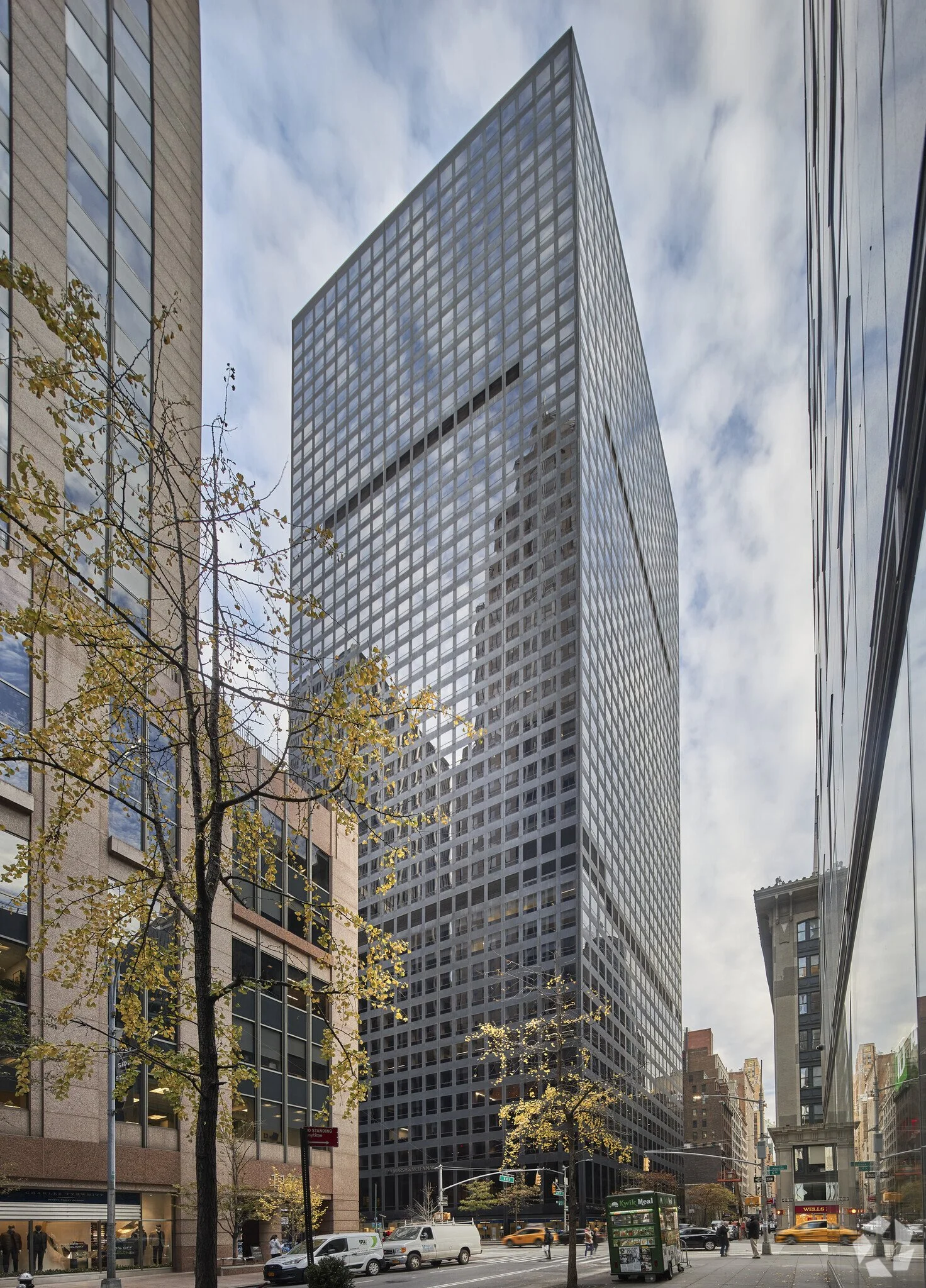 Fumed Rough-Cut Eucalyptus Sets William Blair's Offices Apart