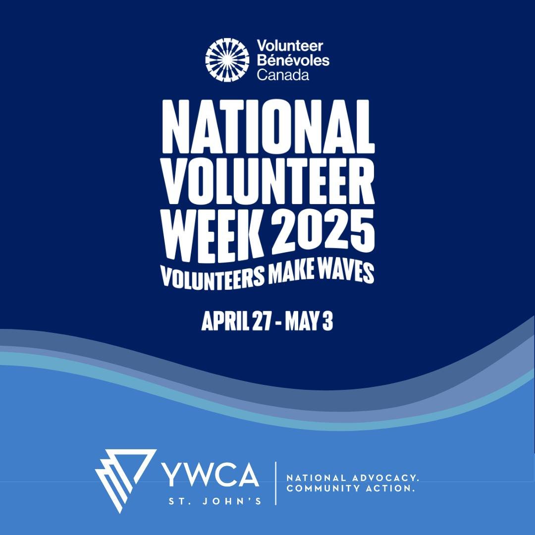 π Like a wave, volunteer actions are movement building.
This National Volunteer Week, we’re sending deep gratitude to the dedicated volunteers who drive the YWCA St. John's movement forward.
From our incredible Board of Directors, to Caree