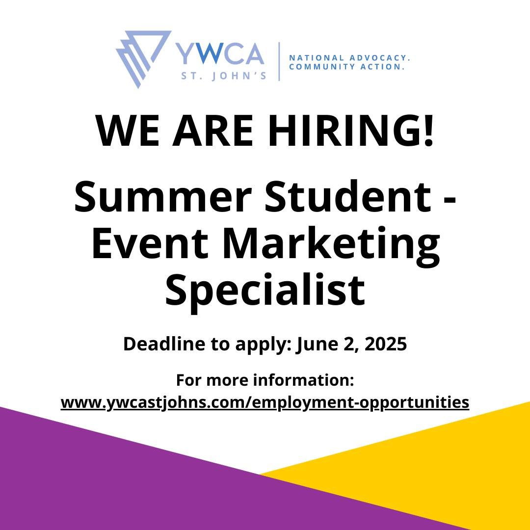 π£ We're looking for an Event Marketing Specialist to join our team for the summer!
Applications close on June 2, 2025.
π² For more information, visit the link in our bio.