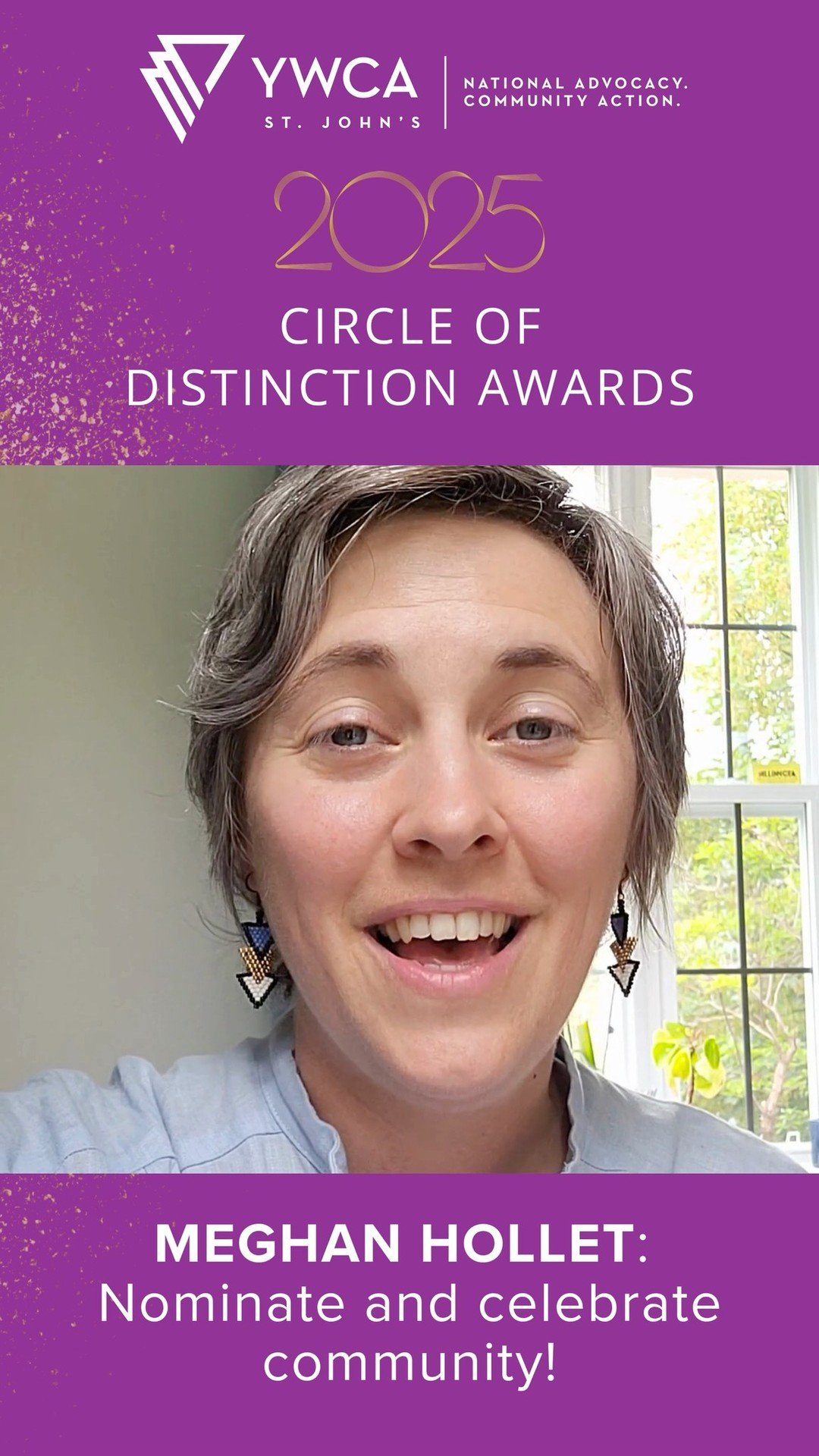 🤩 Nominations for the 2025 Circle of Distinction Awards are open, and you have an important part to play! Thank you to Meghan Hollet for the gift of these words.
🤝 Tag and share with a community champion and help us celebrate 100 years of YWCA St.