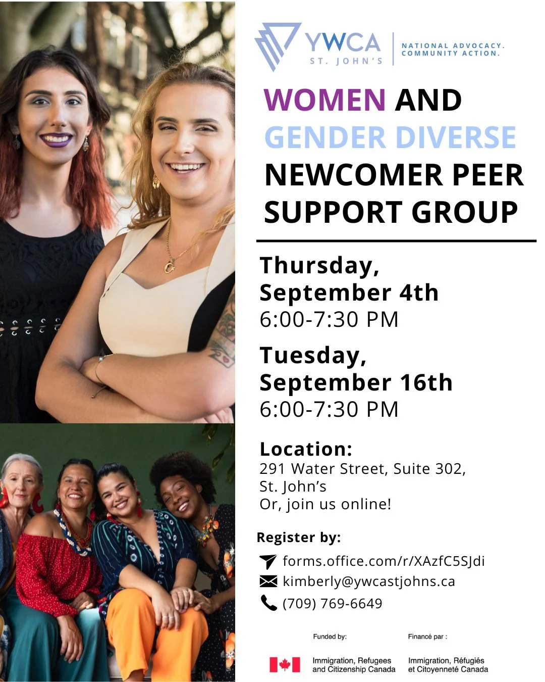Are you a woman or gender diverse immigrant or refugee? Find community at our Women and Gender Diverse Newcomer Peer Support Group. π€
This confidential, non-judgmental space can provide important settlement information, support, and community conne