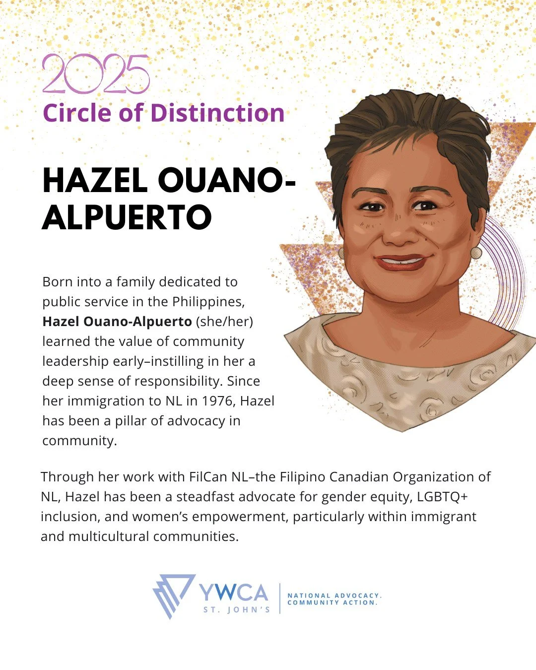 π₯ Presenting our next nominee for the Circle of Distinction Awards: Hazel Ouano-Alpuerto!
β¨ Born into a family dedicated to public service in the Philippines, Hazel Ouano-Alpuerto learned the value of community leadership early–instilling in