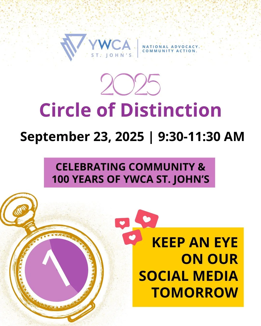 π€© Circle of Distinction 2025 is TOMORROW!
π Keep an eye on our stories... We have some important announcements to make!