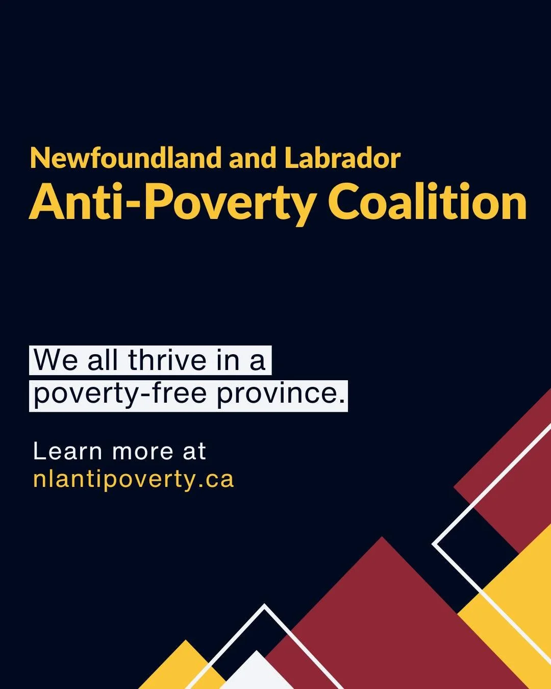 Introducing the Newfoundland and Labrador Anti-Poverty Coalition!
@ywcayyt is part of a Coalition of organizations committed to reducing poverty in Newfoundland and Labrador. Every day, we see the devastating impacts of poverty on our communities.
