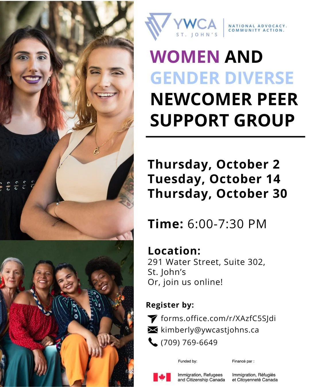 Are you a woman or gender diverse immigrant or refugee? Find community at our Women and Gender Diverse Newcomer Peer Support Group. 🤝
This confidential, non-judgmental space can provide important settlement information, support, and community conne