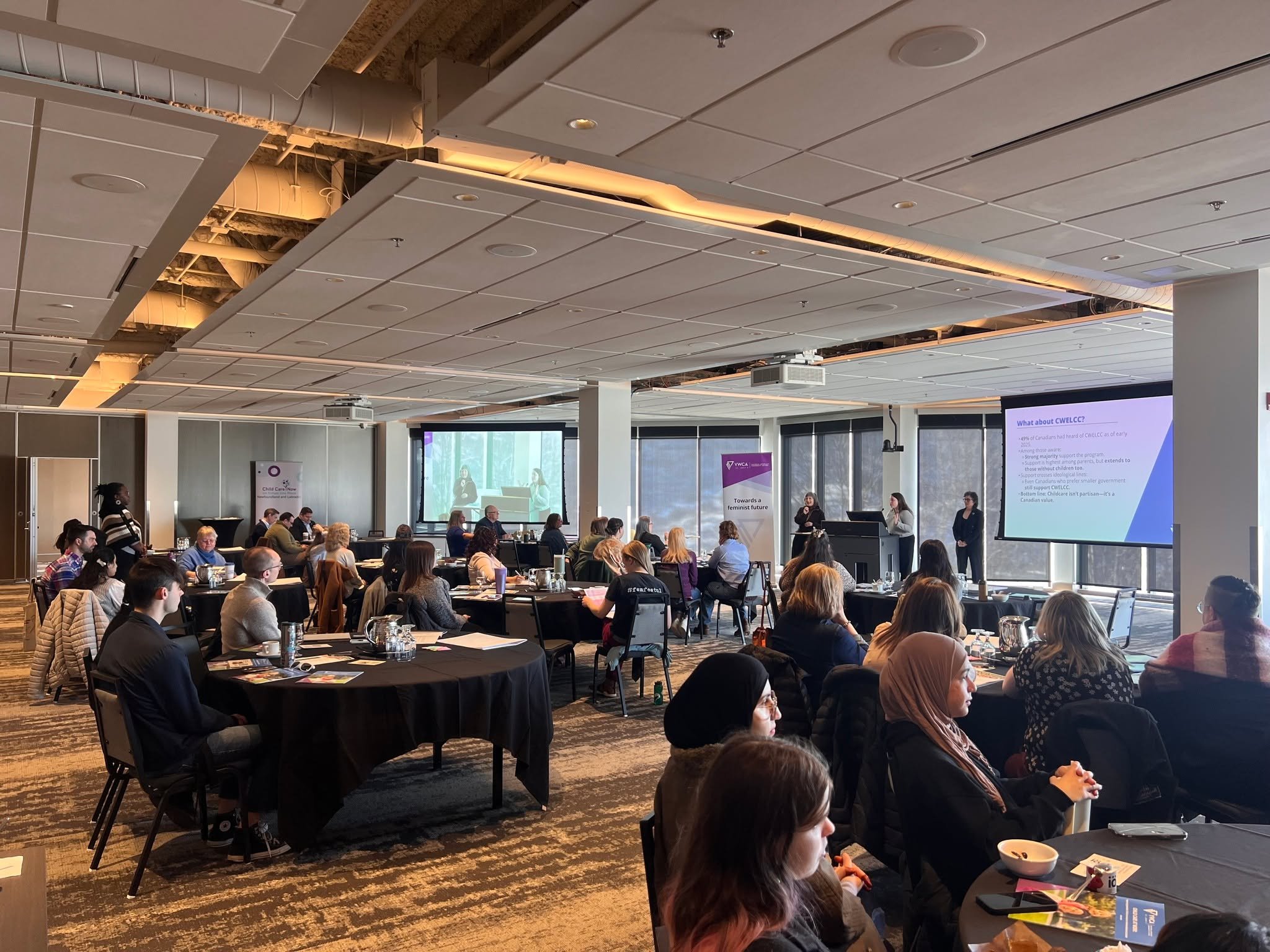 Following an amazing symposium, our report, Child Care at Work, focused on improving equitable child care access in Newfoundland and Labrador is now LIVE! 

Check it out on our website: https://www.ywcastjohns.com/childcare

Check out the report find