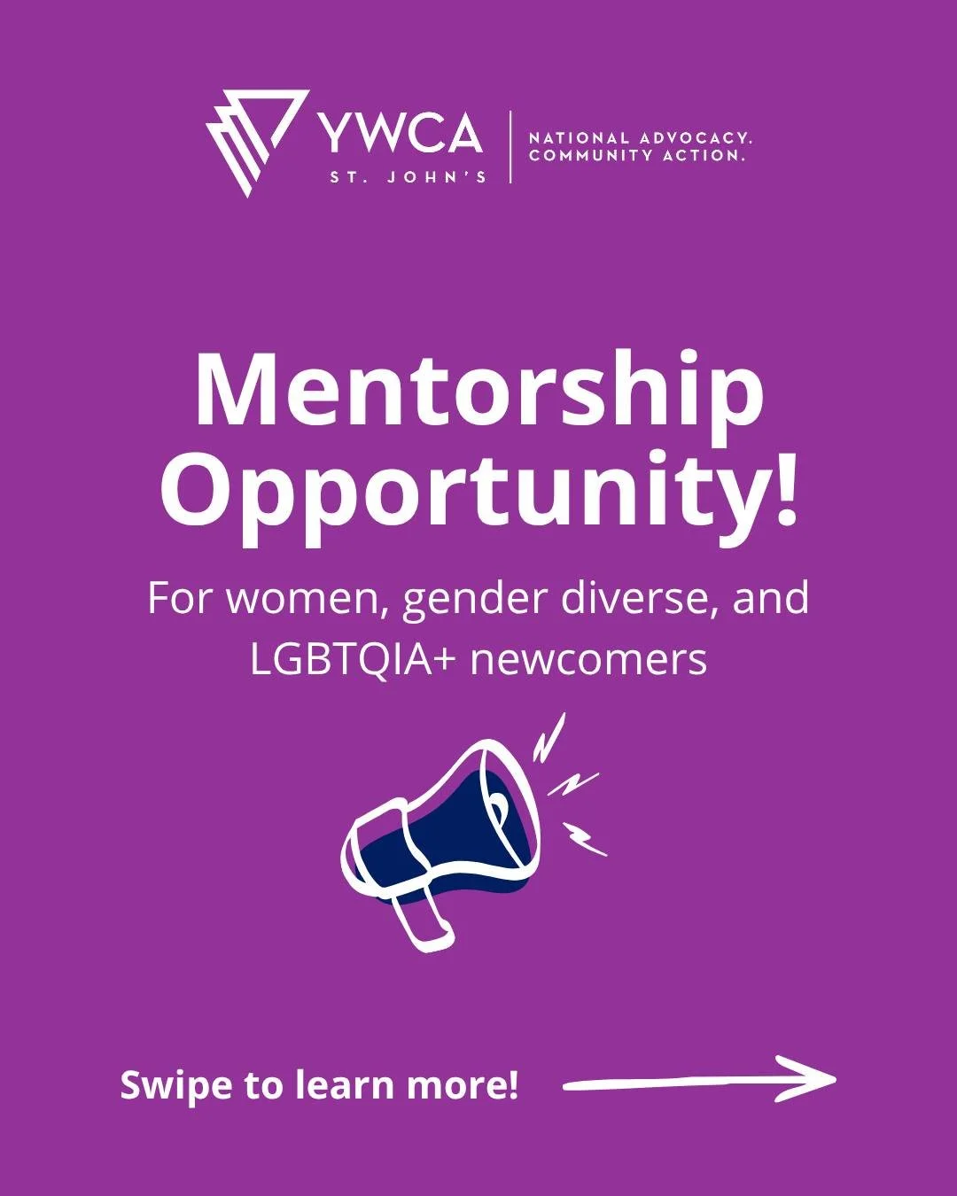 Mentorship Opportunity! Join Settle Mates: A mentorship program for Women, Gender Diverse, and LGBTQIA+ newcomers 🤝

If you are an immigrant or refugee, identify as a woman, gender diverse person, or LGBTQIA+, and are 18 or older...we can match you 