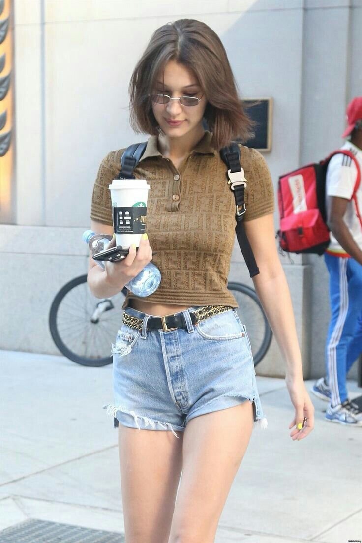Bella Hadid wearing vintage Fendi