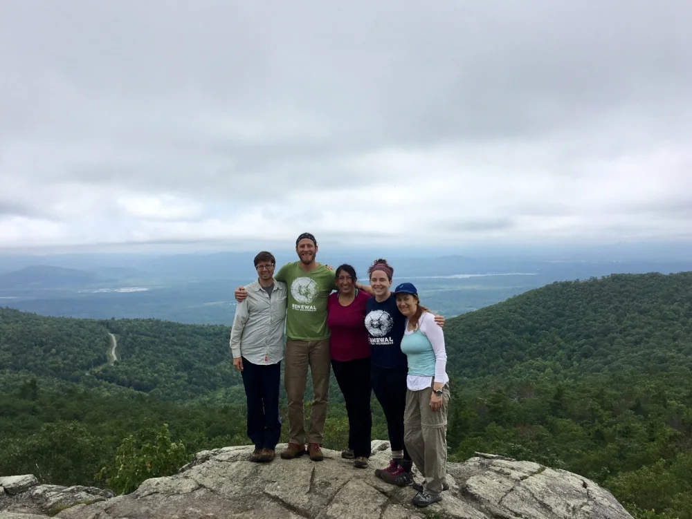 Aram and the July 15th Pleasant Mountain crew.