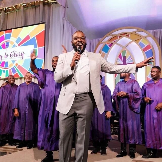 "Glory to Glory" closes out the grand opening of Tyler Perry Studios!