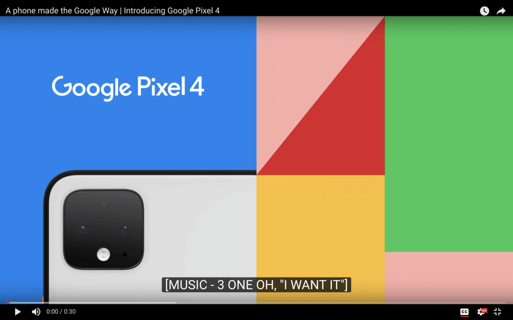 3 One Oh I Want It Google Pixel 4 song Rick Seibold Andrew Burns Crash Cove Shari Short.png