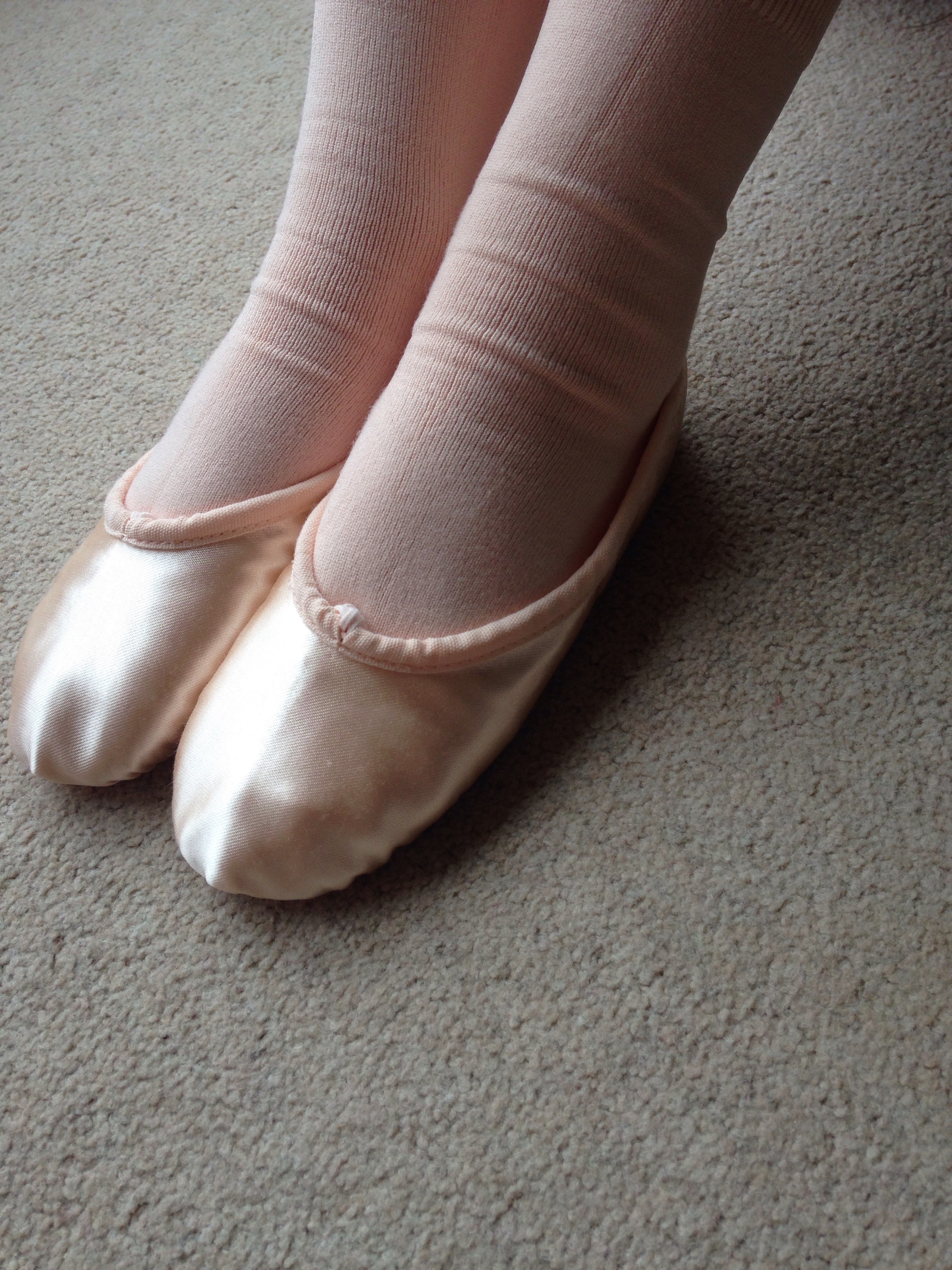 satin ballet pumps