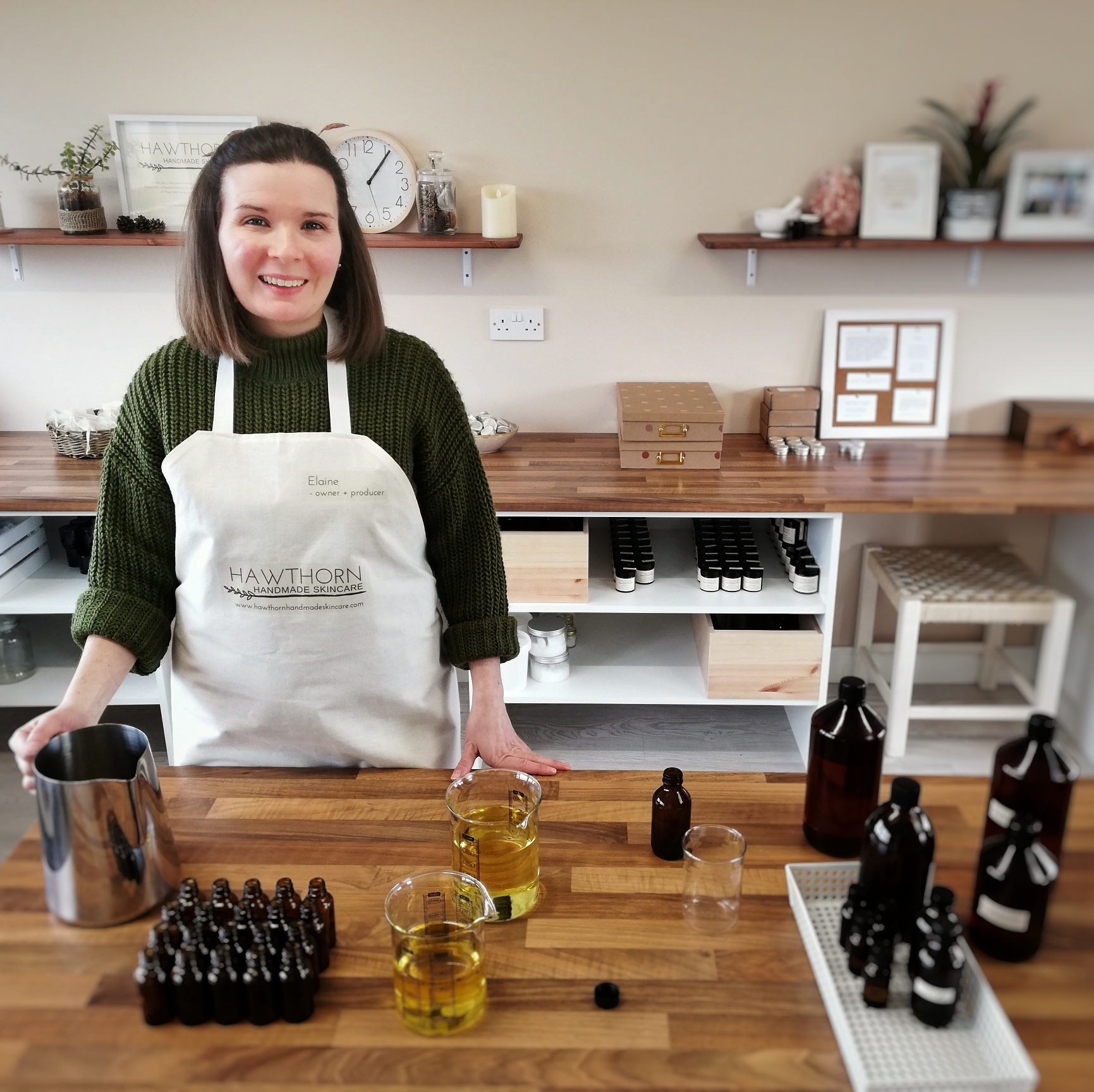 Elaine - owner + maker