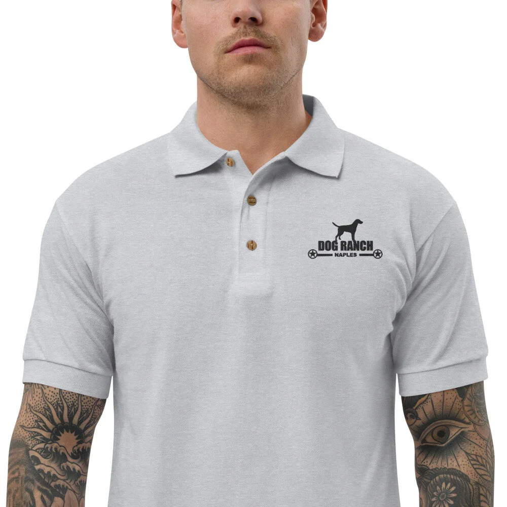 dog logo polo