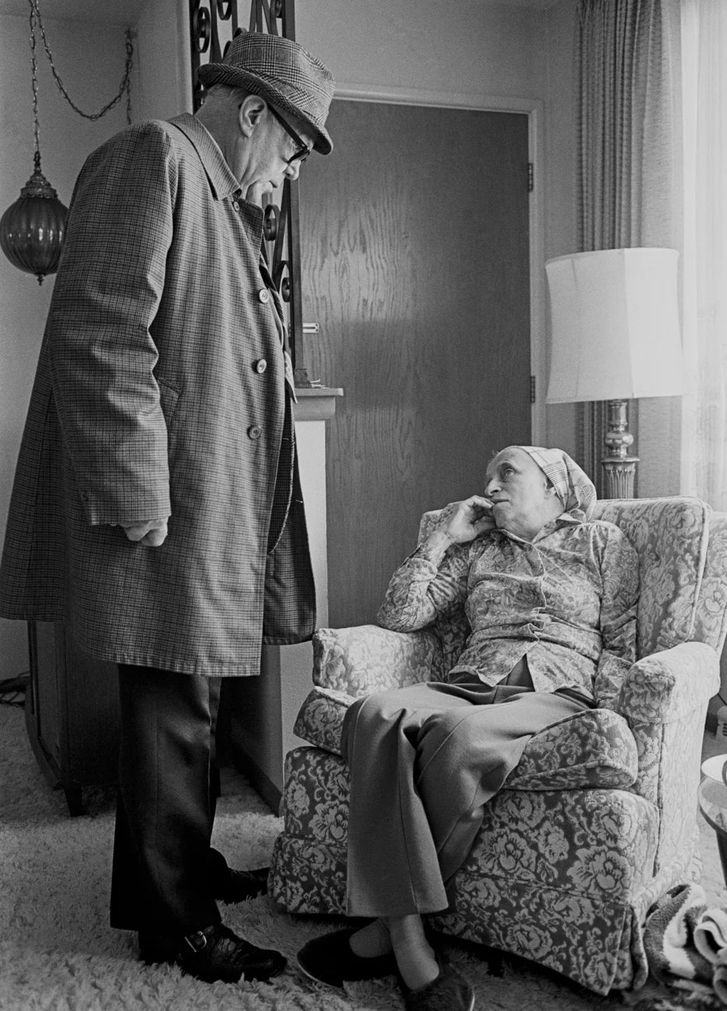 My father would always check in with mom before leaving for his office, a familiar scene when I was home visiting. I like the way she looks at him – with a gaze and knowledge that perhaps transcends the issue at hand. 