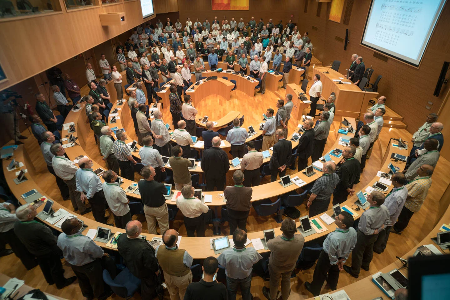 GC 36 Opening session with a Prayer.