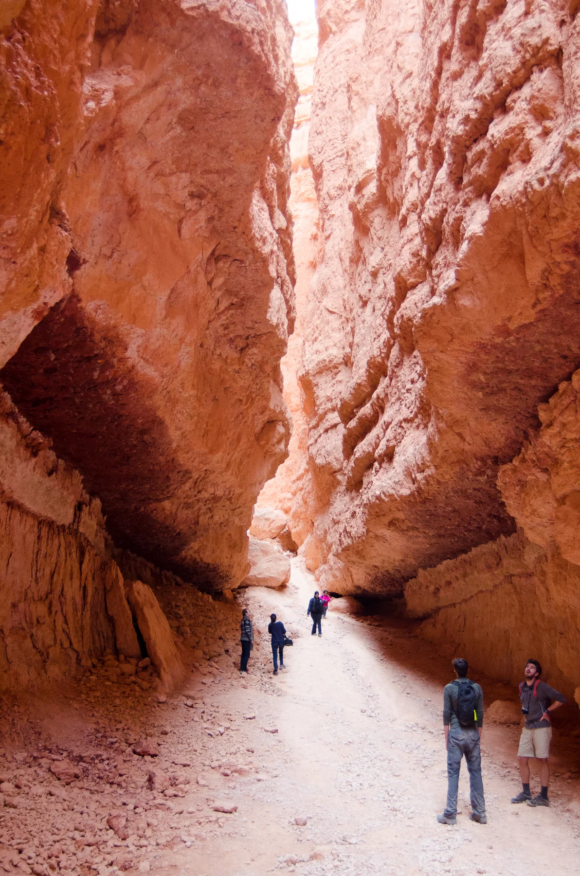 These canyons are quite deep, and quite narrow.