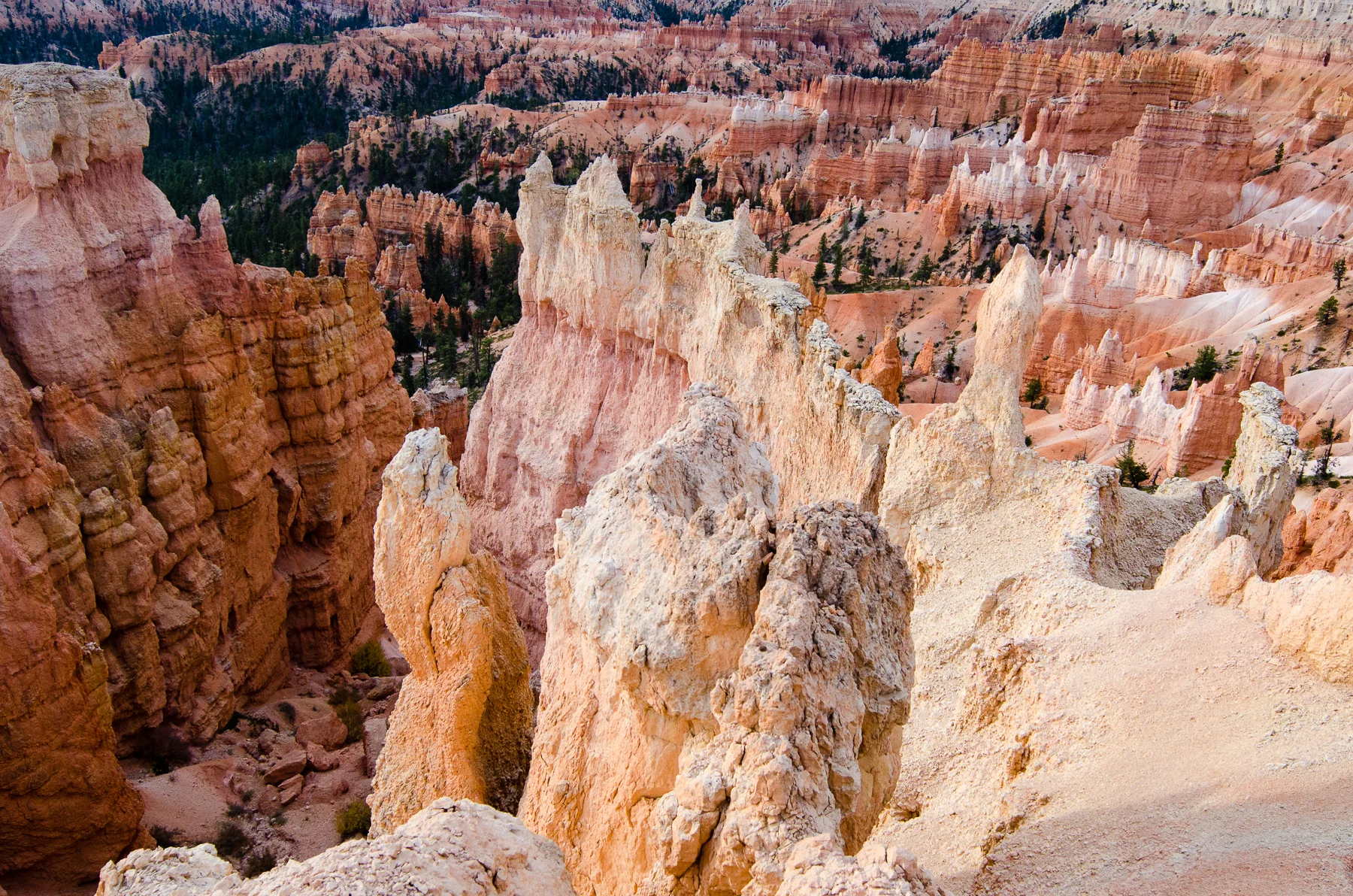 The geological intricacies of Bryce Canyon.