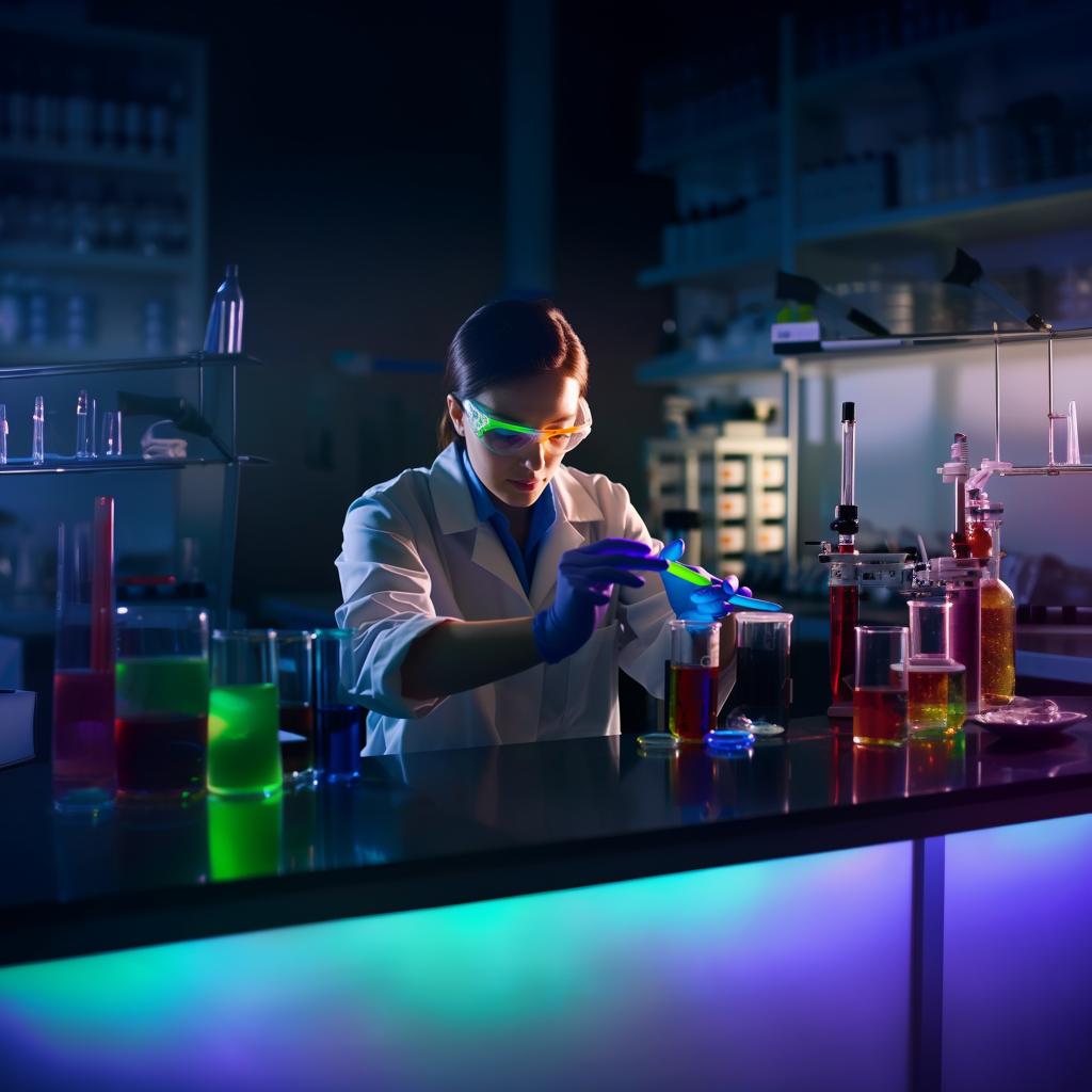 darinezra_a_female_scientist_working_in_a_bright_and_colorful_l_75f6e04d-1c36-4f01-92d1-33d8cee7acf4.png