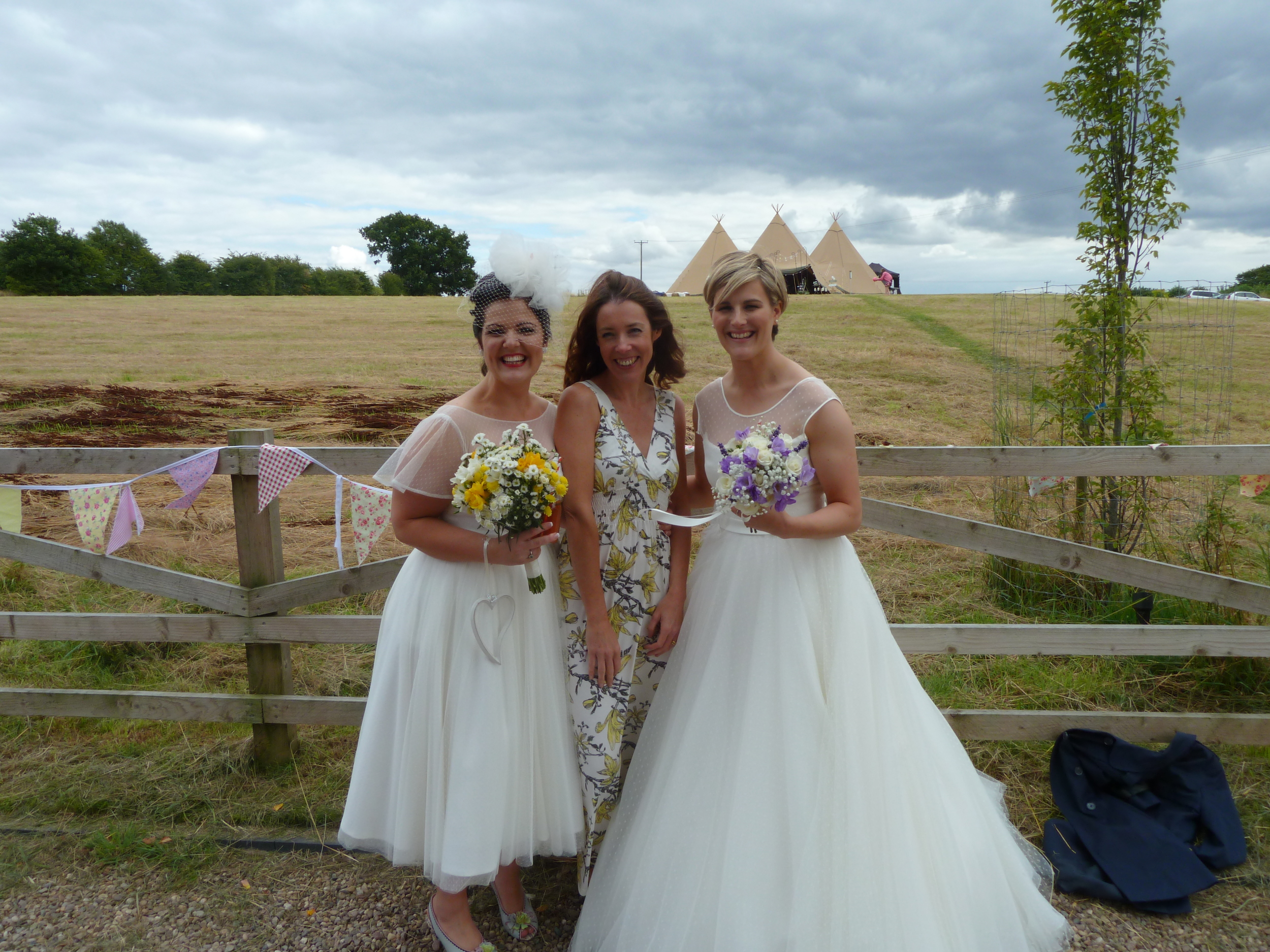 Lisa & Hayley - Outdoor Tipi Wedding Ceremony | www.myperfectceremony.co.uk
