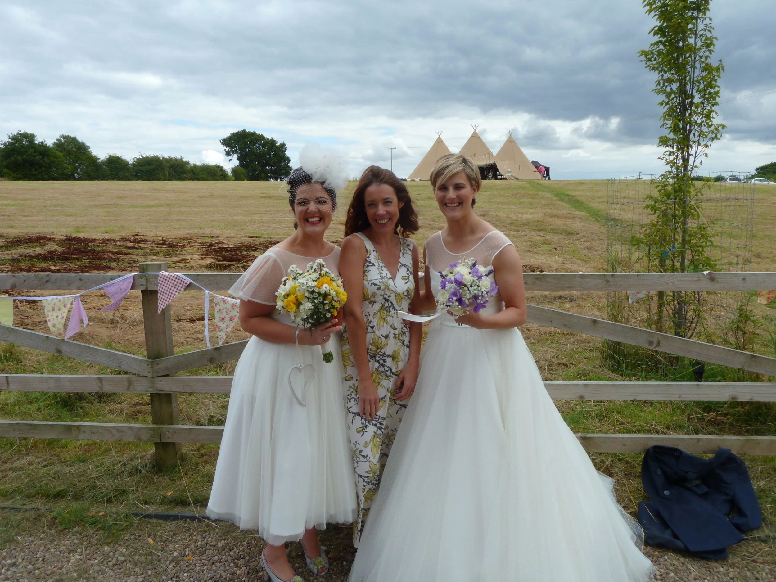 Lisa & Hayley - Outdoor Tipi Wedding Ceremony | www.myperfectceremony.co.uk