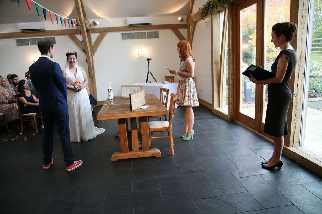 Ryan Nikki - Wedding Ceremony Mythe Barn | www.myperfectceremony.co.uk