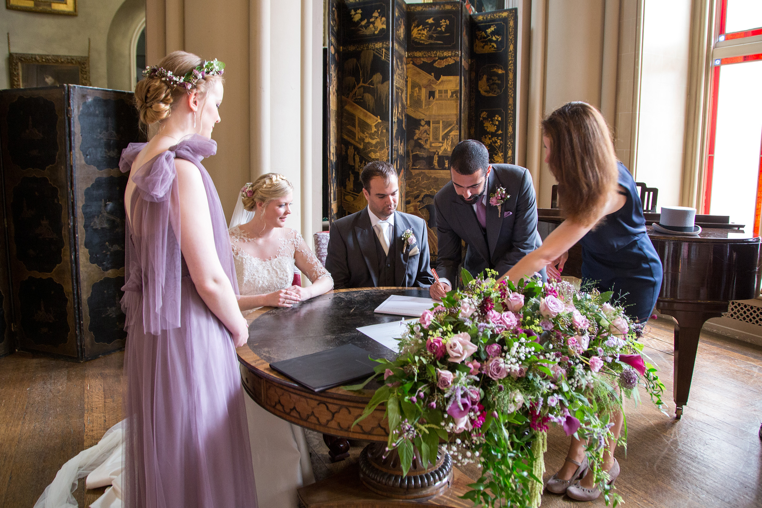 A traditional wedding with an American twist at the beautiful Belvoir Castle