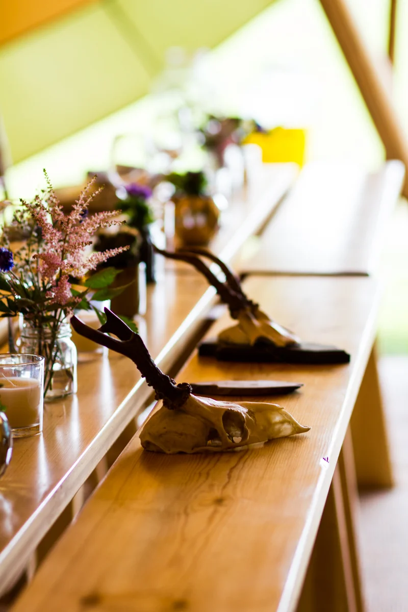 An outdoor Ceremony at Bawdon Lodge Farm, Leicestershire