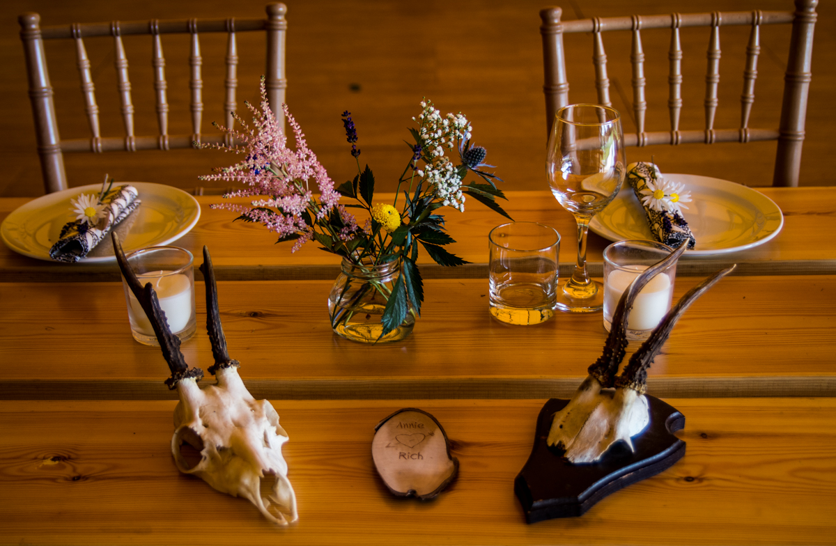 An outdoor ceremony at Bawdon Lodge Farm, Leicestershire