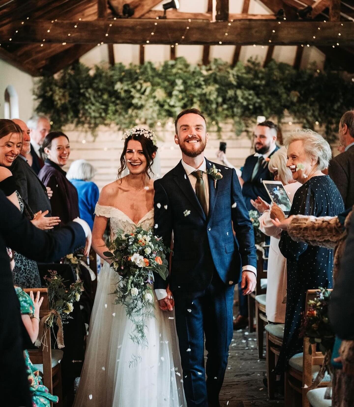 A sneak peek at last weekend&rsquo;s wedding thanks to the speedy work of @lukehardyphotography 😁

What an absolutely beautiful day it was 💕
It may have been raining for a lot of the day, but just look at the smiles on those faces 😊
