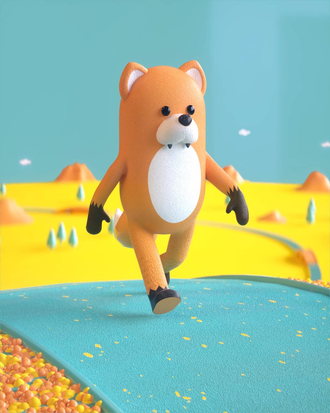 Bouncy Fox