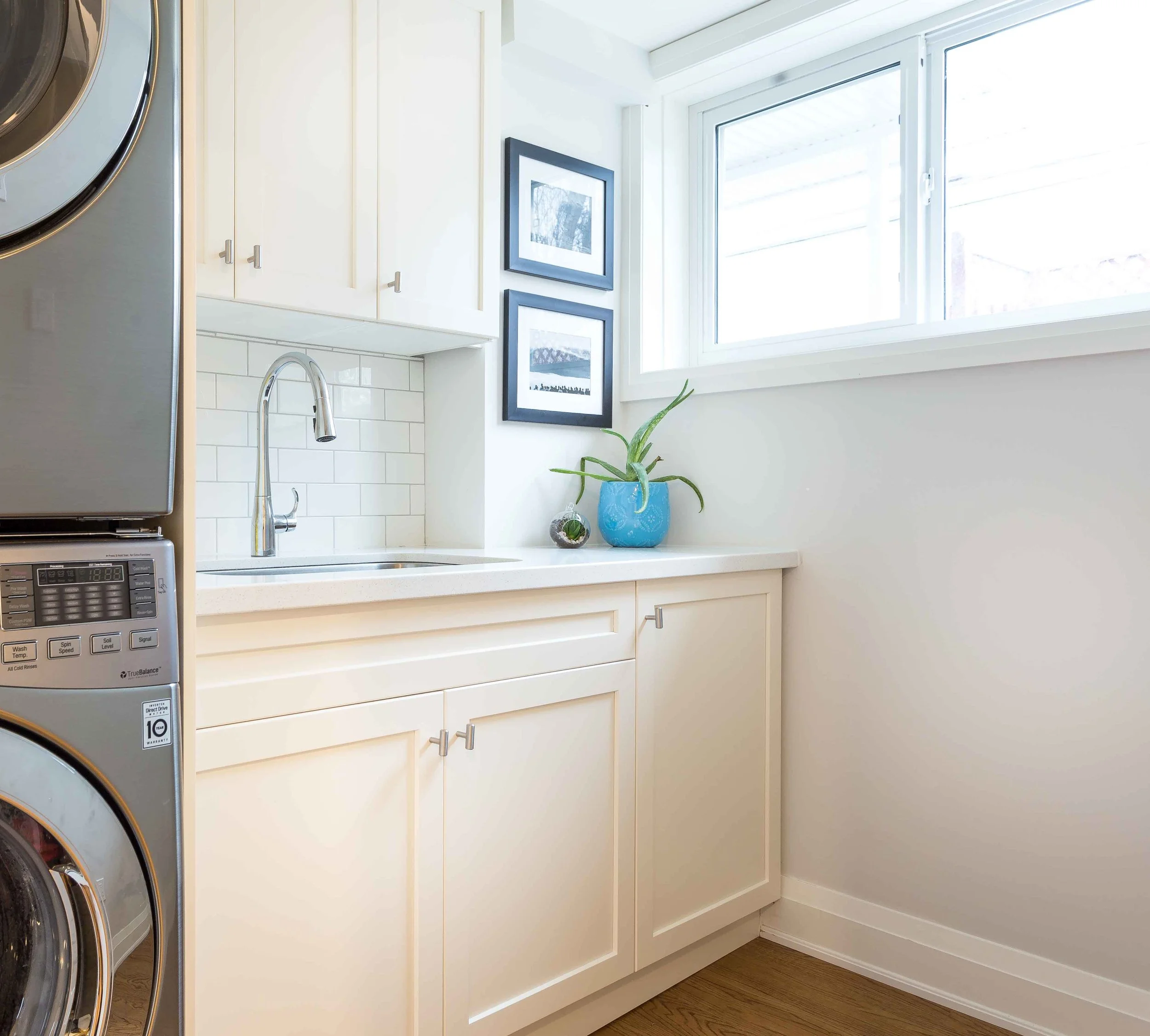 Windows in laundry rooms are great.