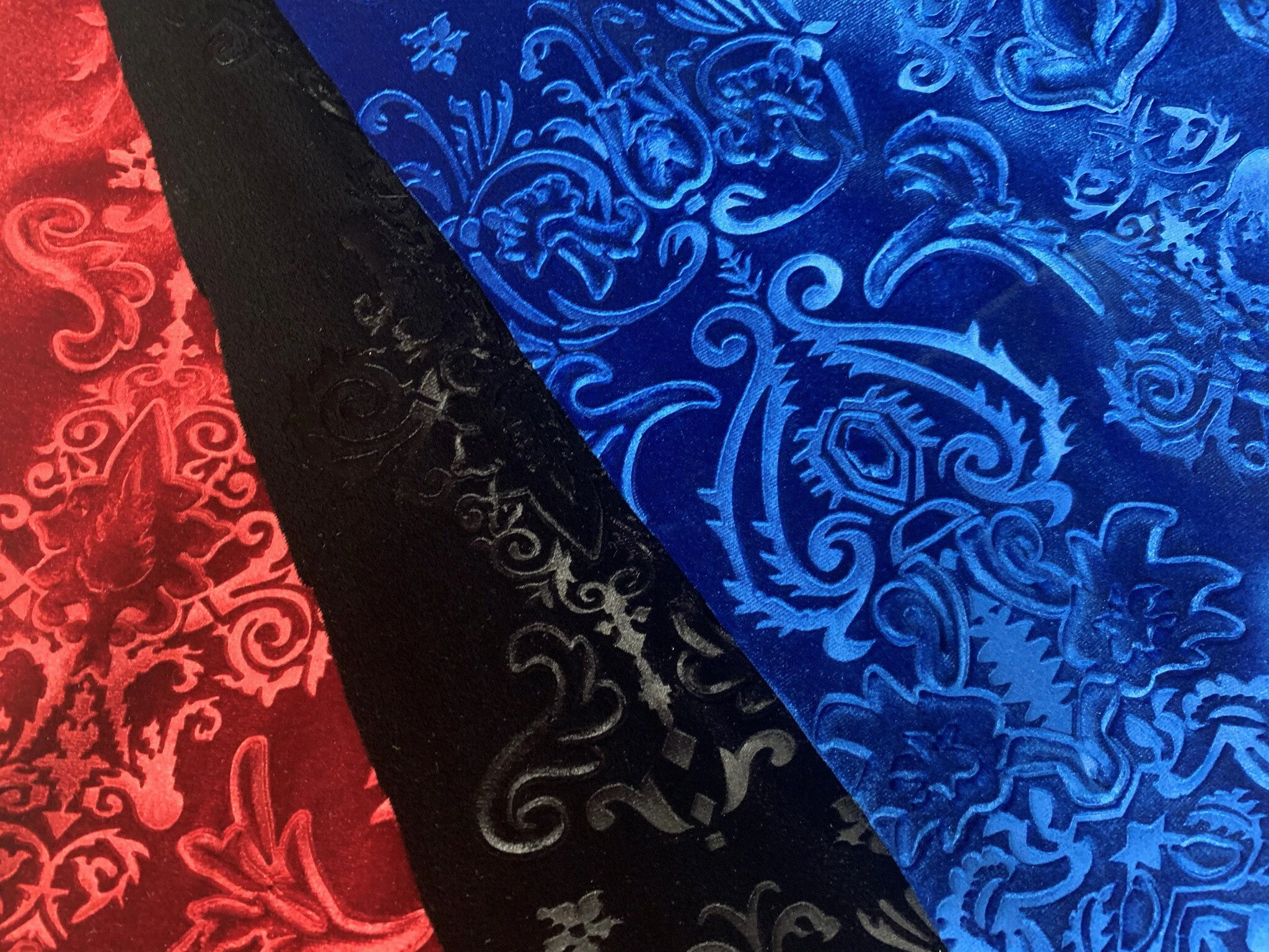 Royalty Embossed Stretch Velvet