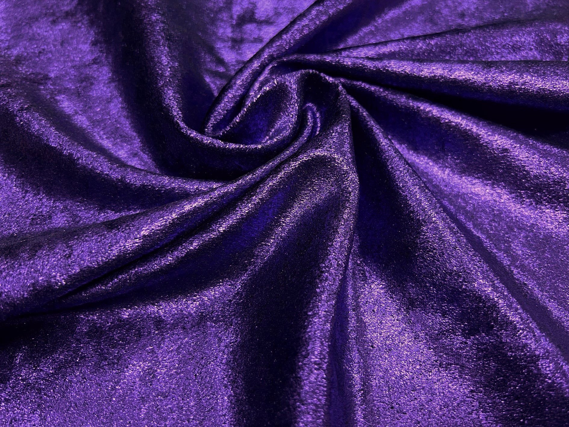 All-Over foil on Crushed Stretch Velvet — NK Textile