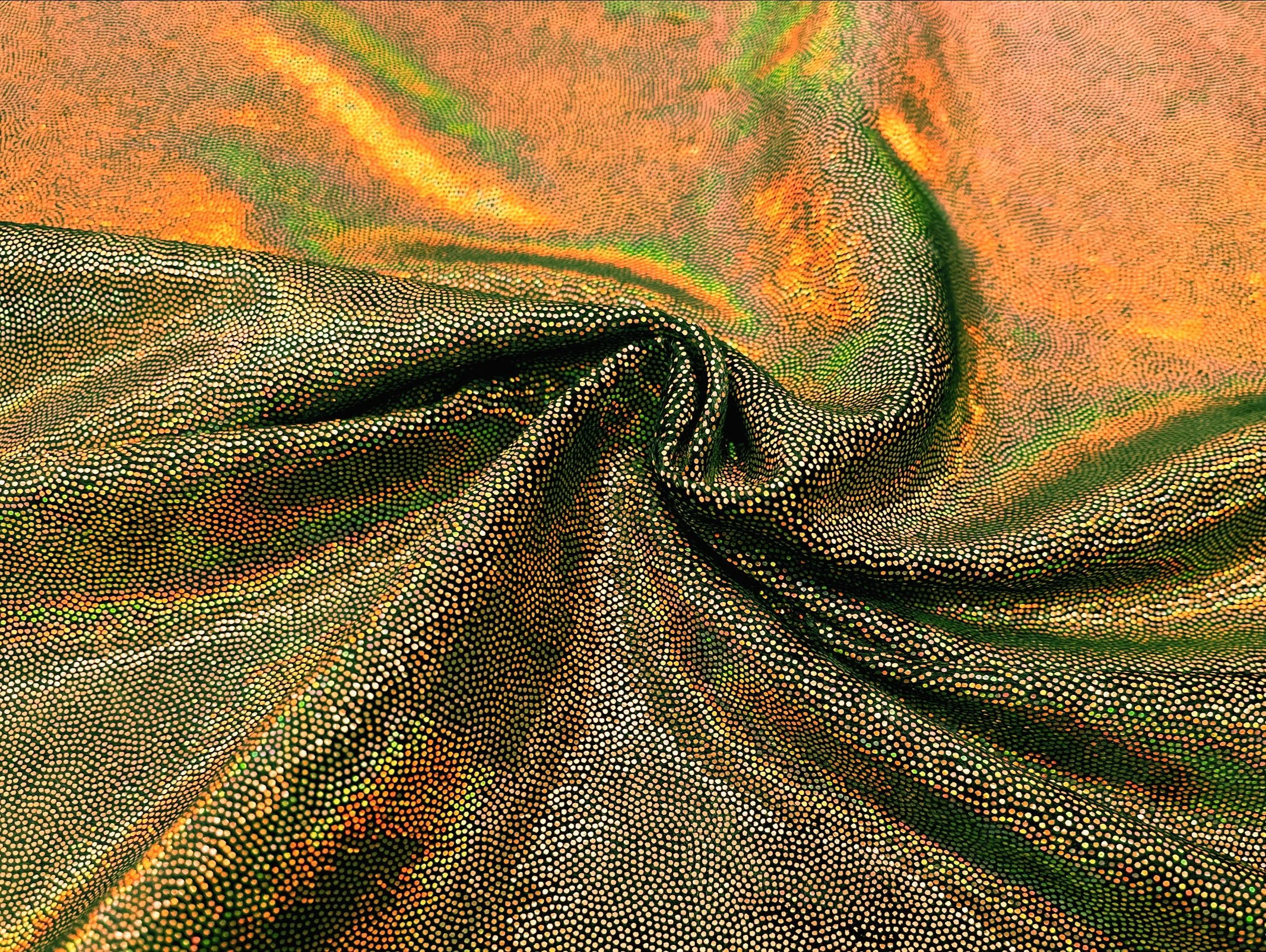 Glorious Foil on Stretch Velvet