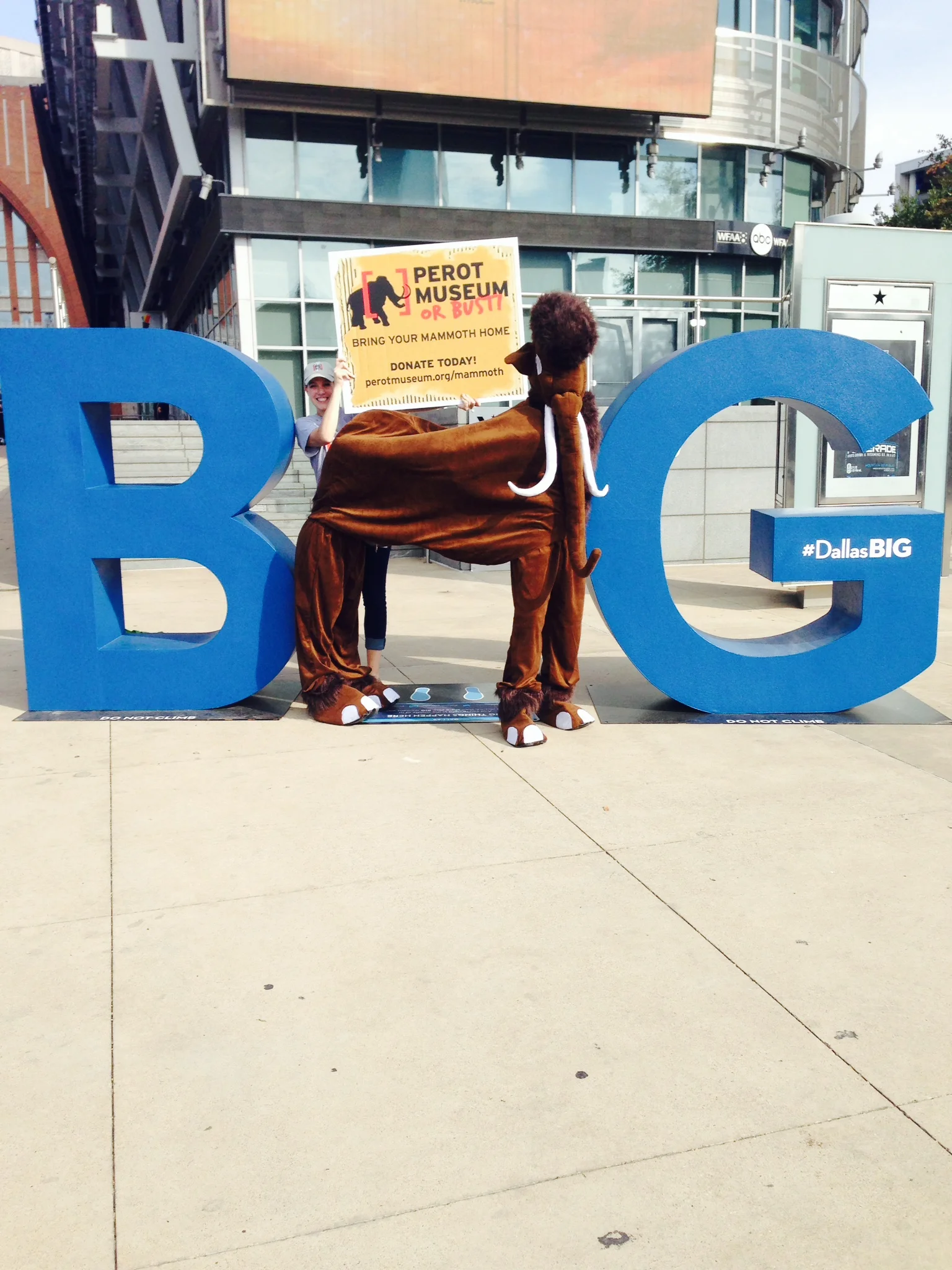 "Mammoth" on Victory Plaza for Good Morning Texas
